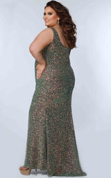 4 of 4 Sydneys Closet SC7339 Green-Surge