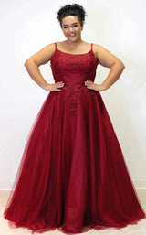 1 of 6 Sydneys Closet SC7357 Burgundy
