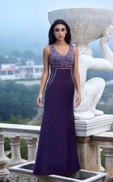 1 of 2 Reverie Couture SS009 Eggplant