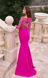 2 of 2 Reverie Couture SS017 Fuchsia