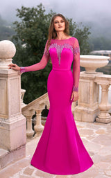 1 of 2 Reverie Couture SS017 Fuchsia