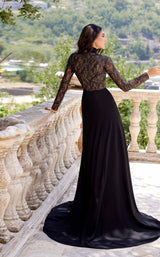 2 of 3 Reverie Couture SS033 Black-Nude