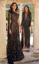 1 of 3 Reverie Couture SS037 Black/Gold