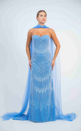 2 of 2 Sara Safa FW25006 Light-Blue