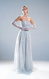 3 of 4 Sara Safa SS25006 Icy Silver