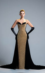 1 of 5 Sara Safa SS25008 Gold/Black