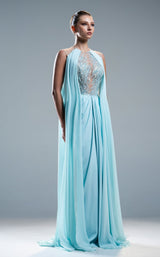 3 of 5 Sara Safa SS25024 Sky Blue