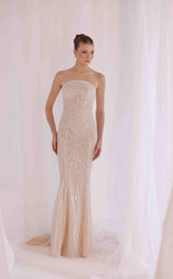 2 of 4 Sara Safa SS26005 White/Nude