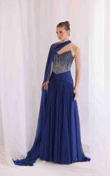 2 of 5 Sara Safa SS26013 Deep-Blue