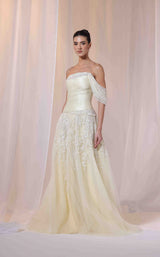 1 of 4 Sara Safa SS26014 Butter-Yellow