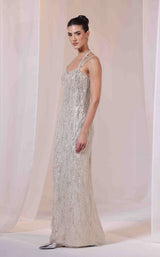3 of 4 Sara Safa SS26015 Gold/White