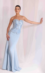 2 of 5 Sara Safa SS26019 Light-Blue