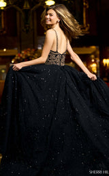 2 of 2 Sherri Hill 55300 Black/Gold