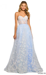 1 of 2 Sherri Hill 55310 Light Blue