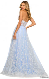 2 of 2 Sherri Hill 55310 Light Blue