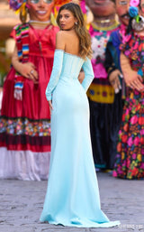 2 of 2 Sherri Hill 55316 Aqua