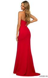 4 of 5 Sherri Hill 55376 Red