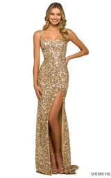 1 of 2 Sherri Hill 55512 Gold