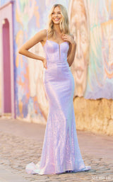 3 of 5 Sherri Hill 55522 Lilac