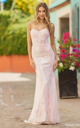 1 of 3 Sherri Hill 55609 Blush