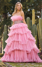 3 of 5 Sherri Hill 55635 Dress Candy-Pink