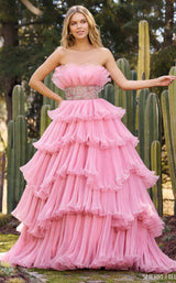2 of 5 Sherri Hill 55635 Dress Candy-Pink