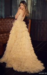 3 of 3 Sherri Hill 55950 Dress Gold