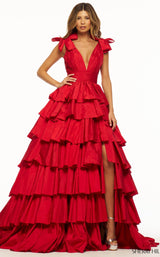 3 of 6 Sherri Hill 56035 Red