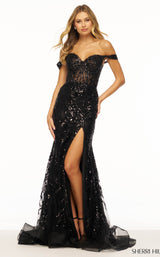 3 of 5 Sherri Hill 56101 Black