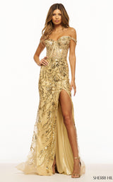 2 of 5 Sherri Hill 56101 Gold