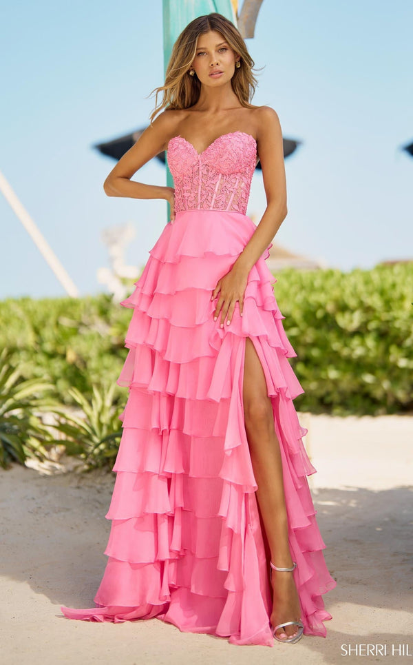 Sherri Hill 56162 Bright Pink