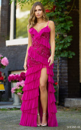 1 of 3 Sherri Hill 56310 Fuchsia
