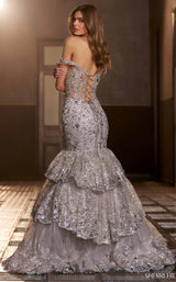 3 of 3 Sherri Hill 56687 Silver