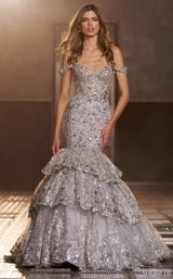 1 of 3 Sherri Hill 56687 Silver
