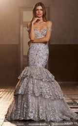 2 of 3 Sherri Hill 56687 Silver