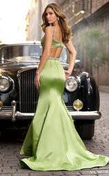 3 of 3 Sherri Hill 56699 Chartreuse