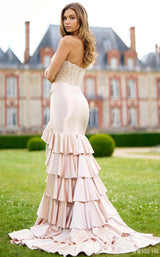 3 of 3 Sherri Hill 56930 Champagne