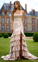 2 of 3 Sherri Hill 56930 Champagne