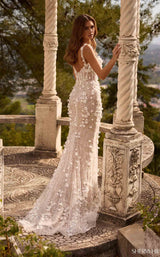 4 of 4 Sherri Hill 57072 Ivory/Nude