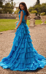 4 of 4 Sherri Hill 57215 Ocean Blue