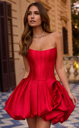 2 of 3 Sherri Hill 57280 Red