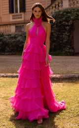 1 of 4 Sherri Hill 57305 Bright Fuchsia