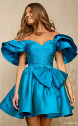 2 of 3 Sherri Hill 57439 Peacock