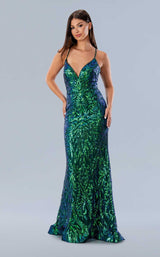 2 of 4 Stella Couture 24195 Green