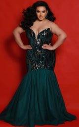1 of 3 Sydneys Closet JK2411 Emerald