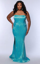 1 of 4 Sydneys Closet JK2509 Aqua