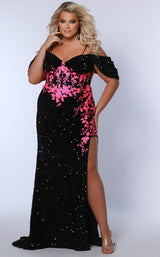 2 of 5 Sydneys Closet JK2511 Pink/Black