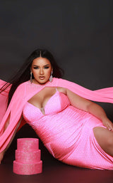 7 of 11 Sydneys Closet JK2518 Hot Pink