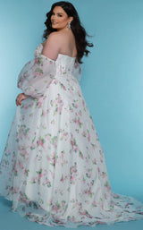 3 of 3 Sydneys Closet SC5323 Ivory Floral