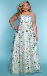 1 of 3 Sydneys Closet SC5326 Ivory Floral